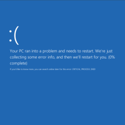 Помилка critical_process_died