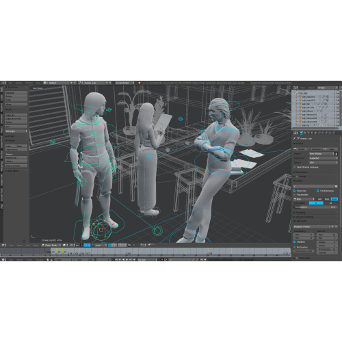 Установка Blender