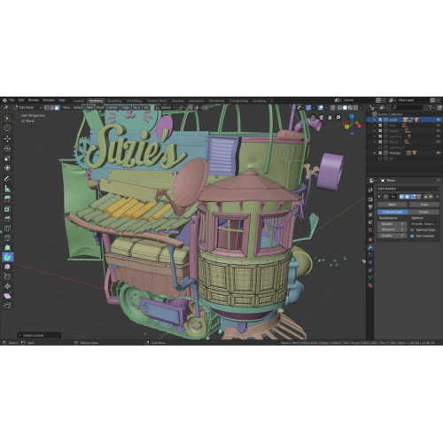 Установка Blender