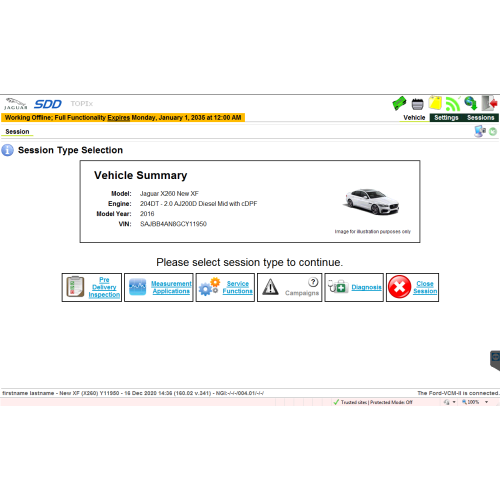 Встановлення Jaguar Land Rover JLR SDD