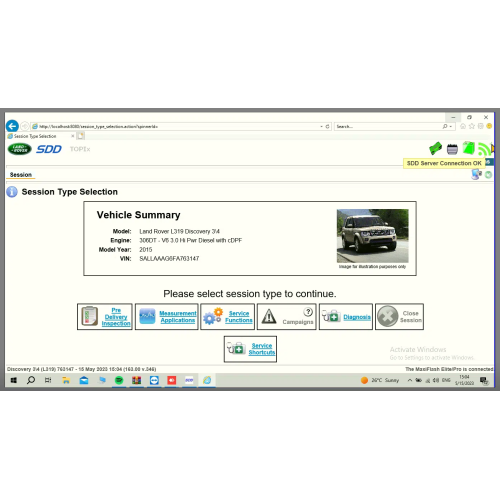 Встановлення Jaguar Land Rover JLR SDD