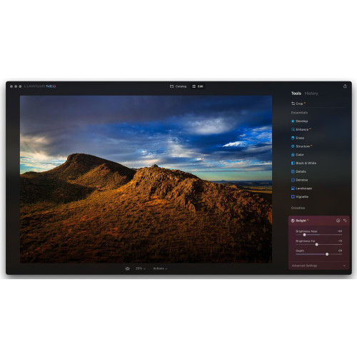 Встановлення  Luminar Neo