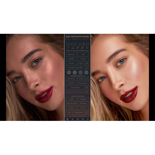 Встановлення MUA Retouch Panel Встановлення MUA Retouch Panel