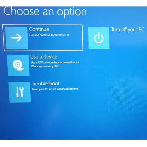 Восстановление Windows 10